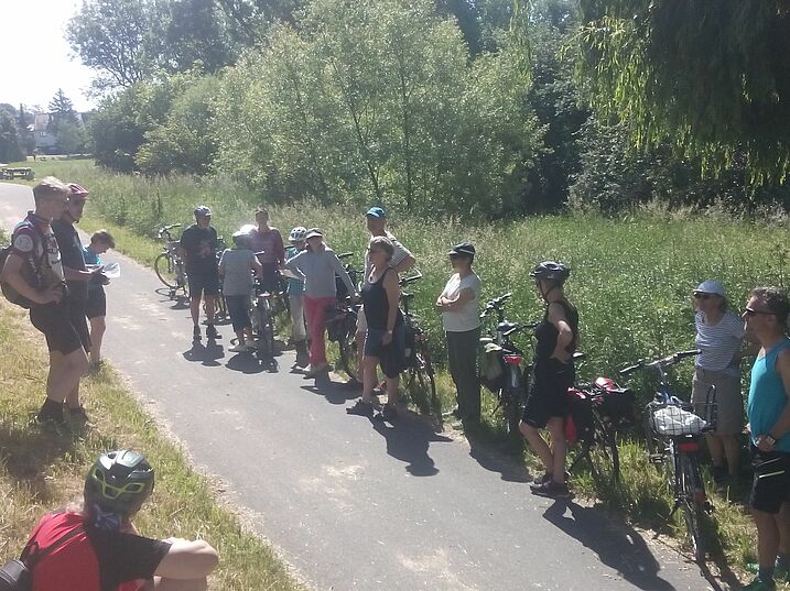 Radtour mit Dieter Speer Foto: S.Grille