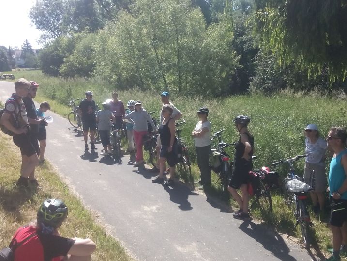 Radtour mit Dieter Speer Foto: S.Grille