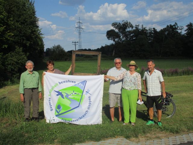 Schöne Landschaft statt Straße in Vincenzenbronn