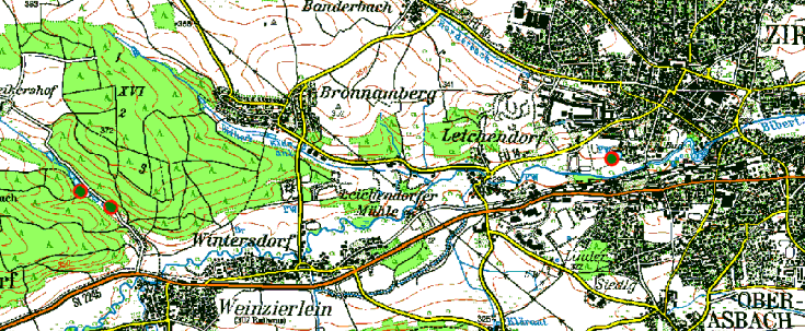 Biotope in Zirndorf
